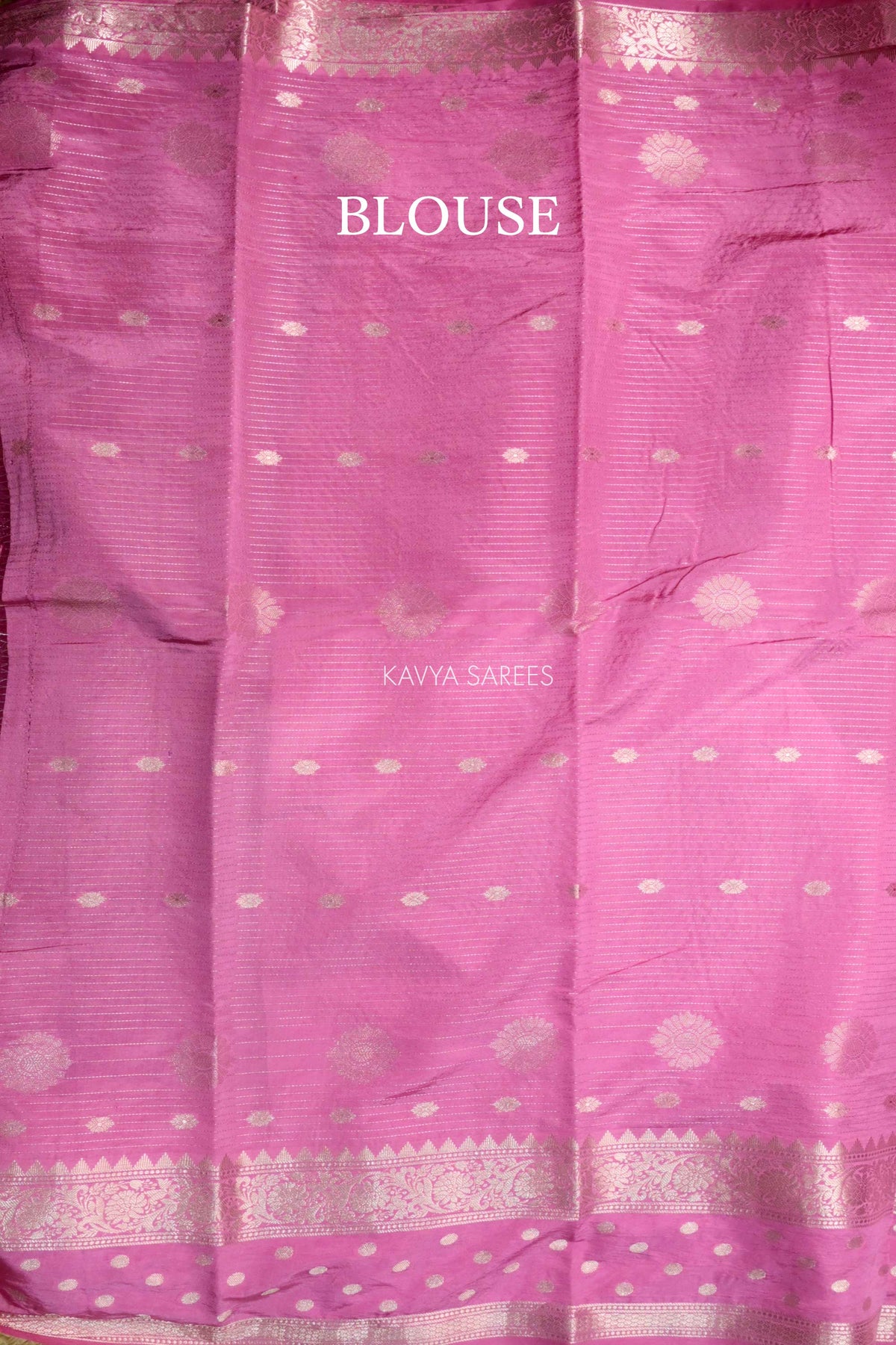 Maroon Semi Raw Silk Saree with Silver Floral Zari Motifs & Rich Border