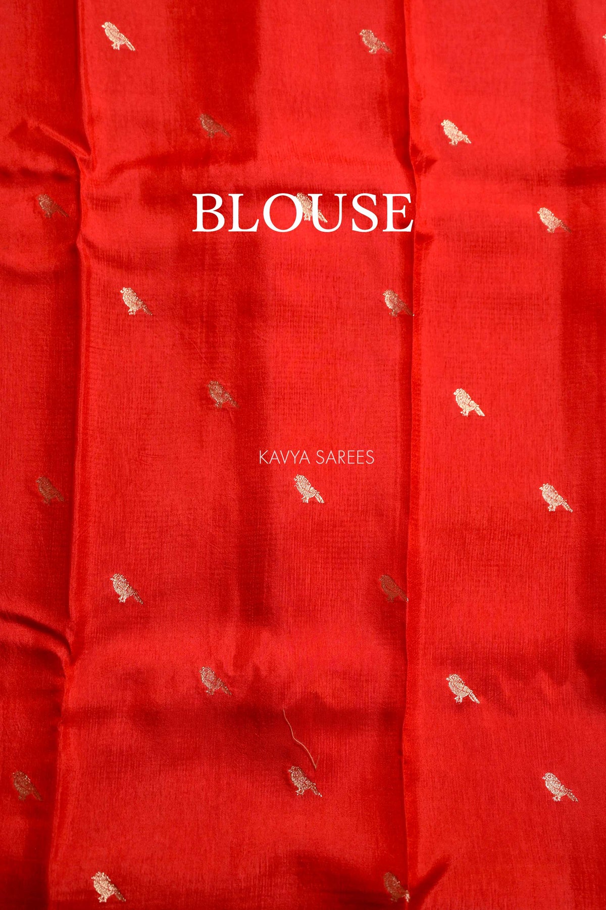 Classic Red Fancy Vintage Saree with Golden Zari Border & Butti