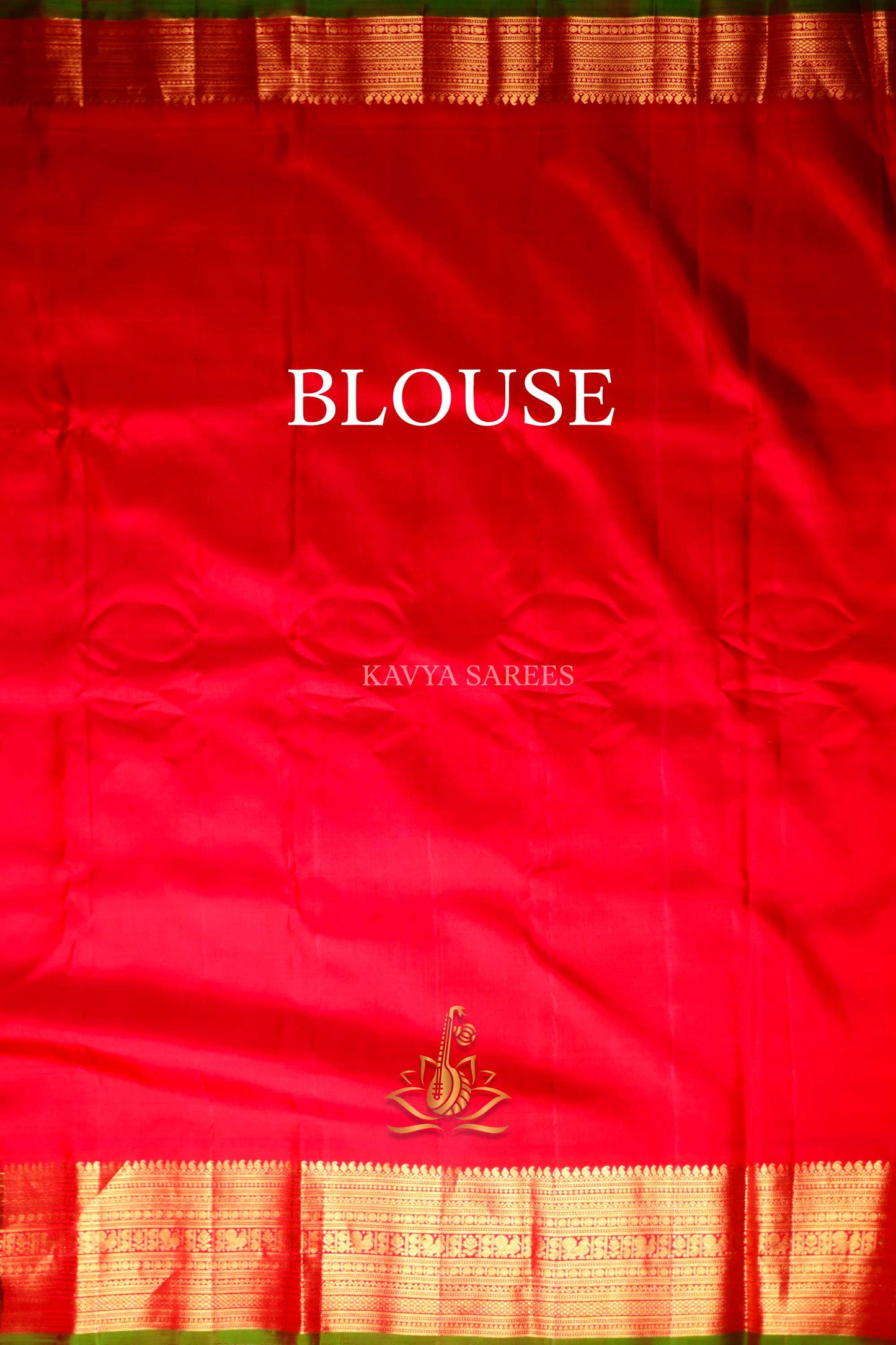 Traditional Gadwal Pattu Silk Saree with Rich Zari Border