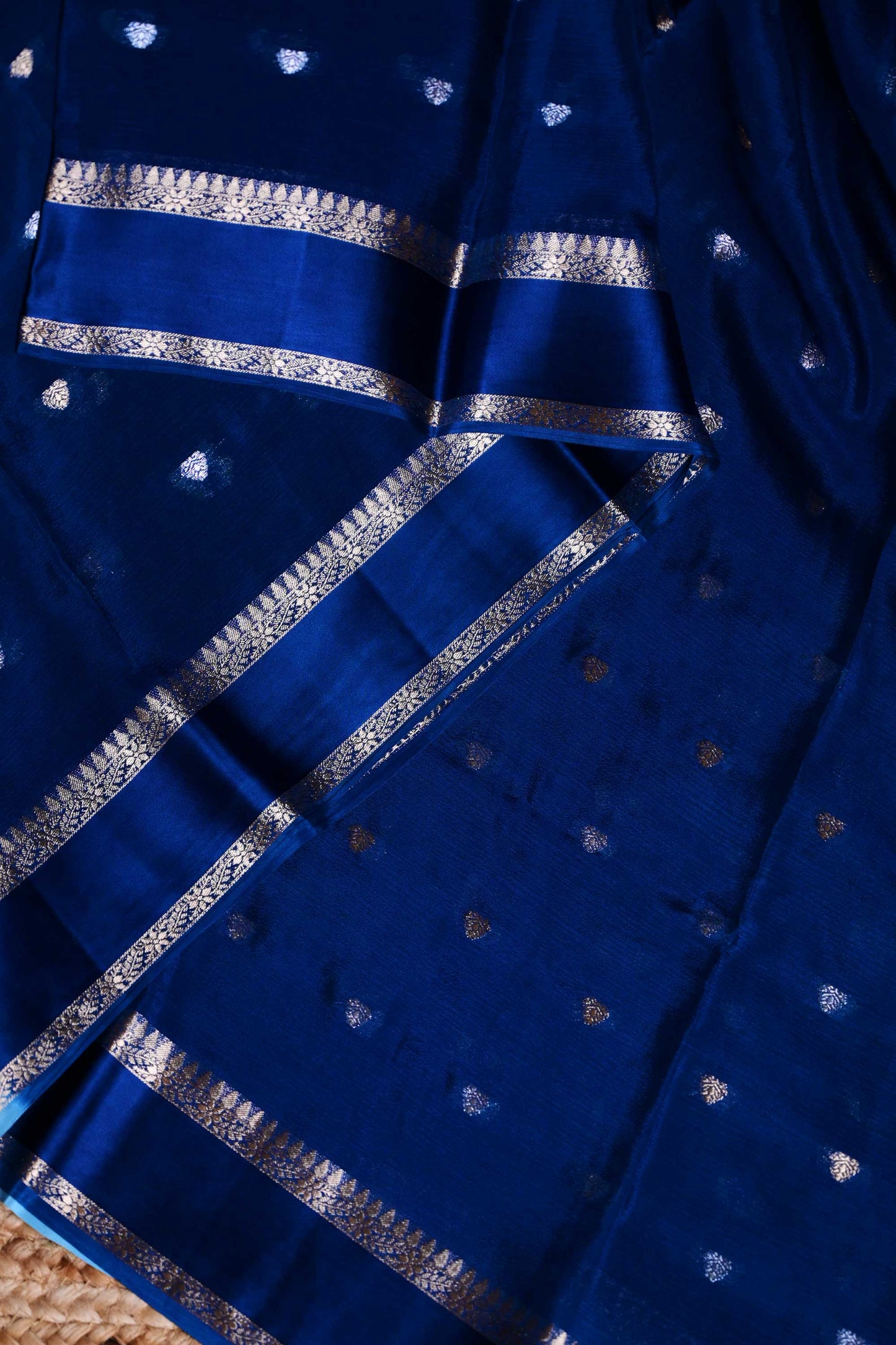 Crape silk saree