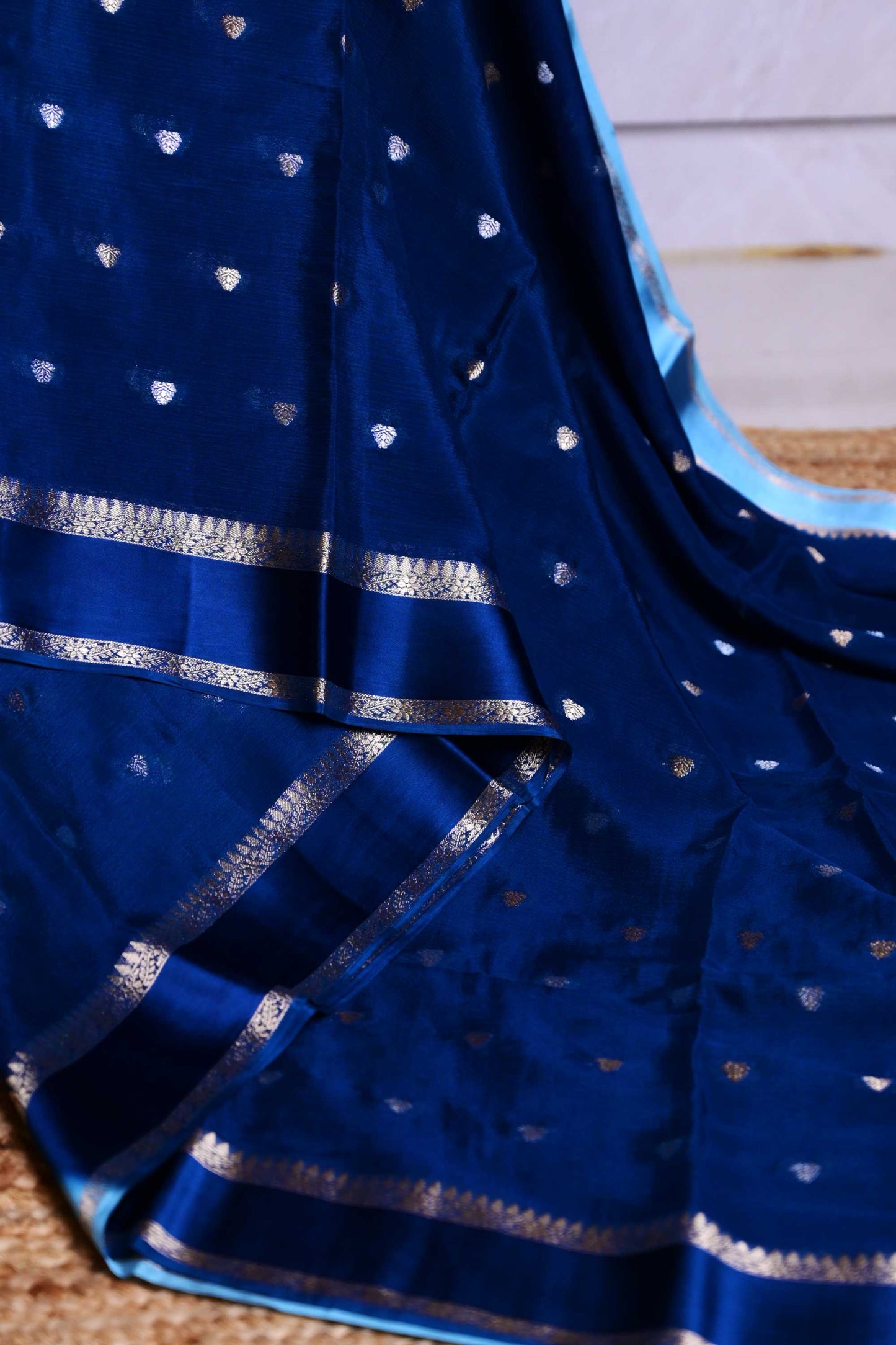 Crape silk saree