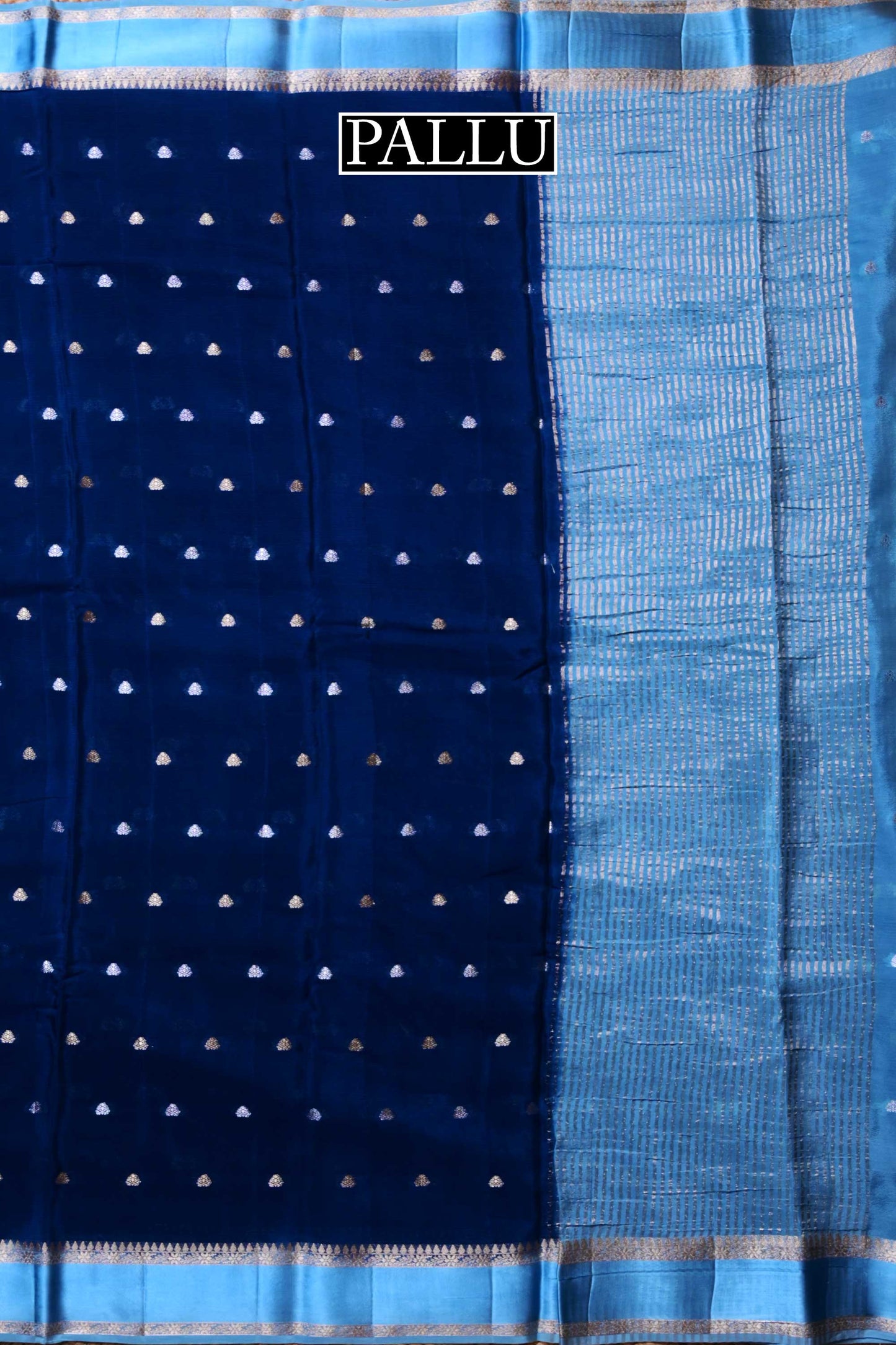 Crape silk saree