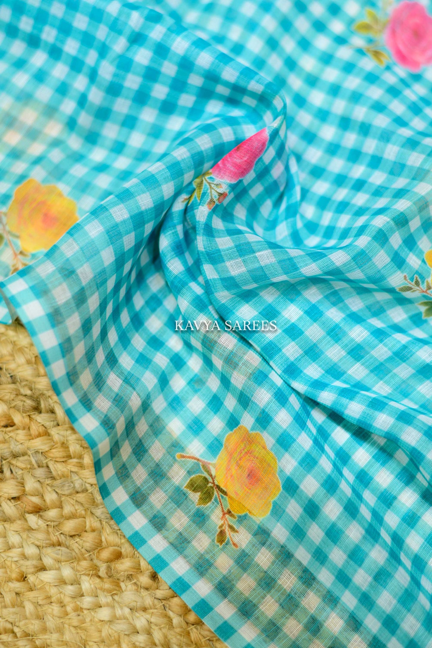 Aqua Breeze Cotton Saree