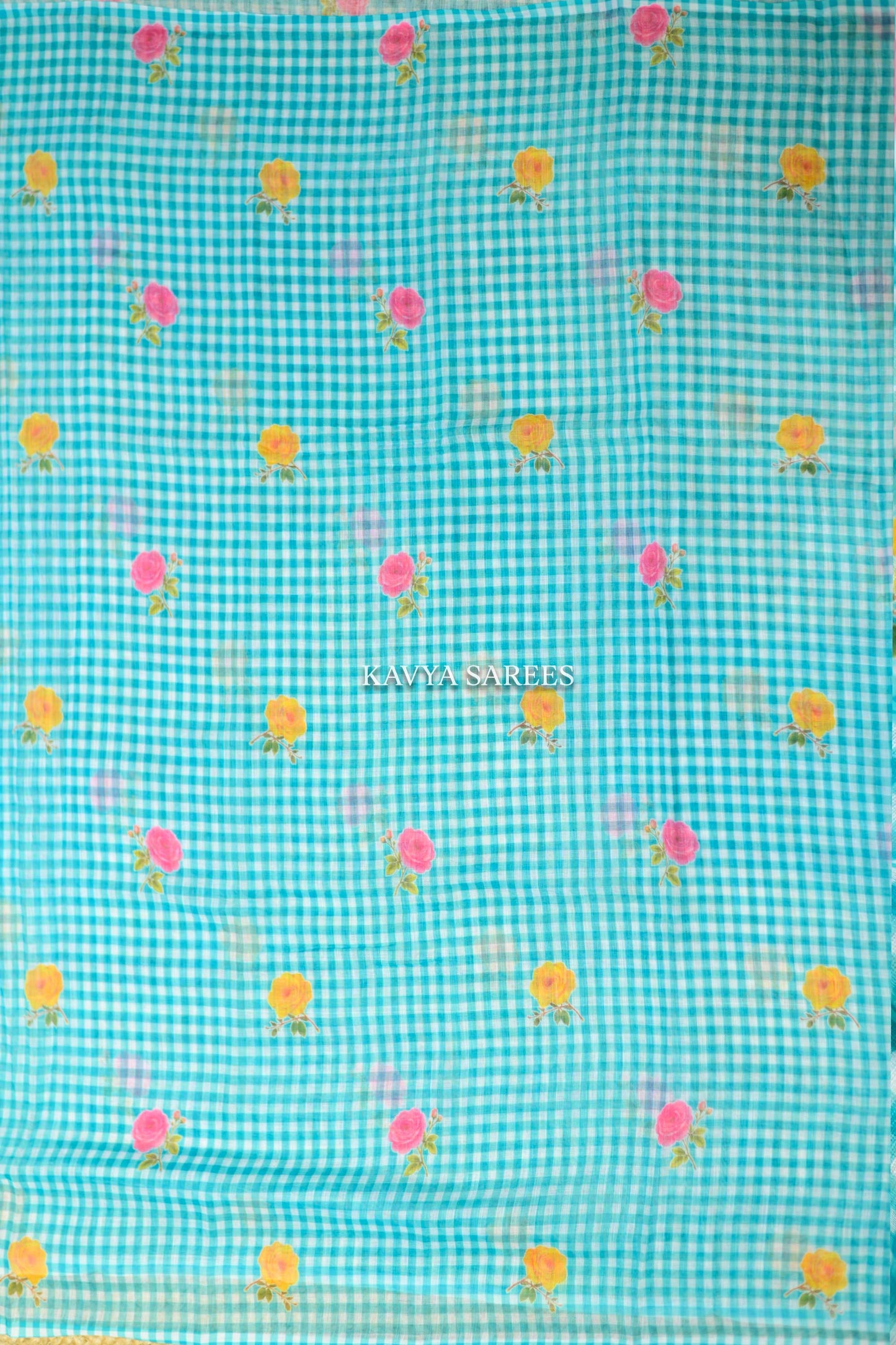 Aqua Breeze Cotton Saree