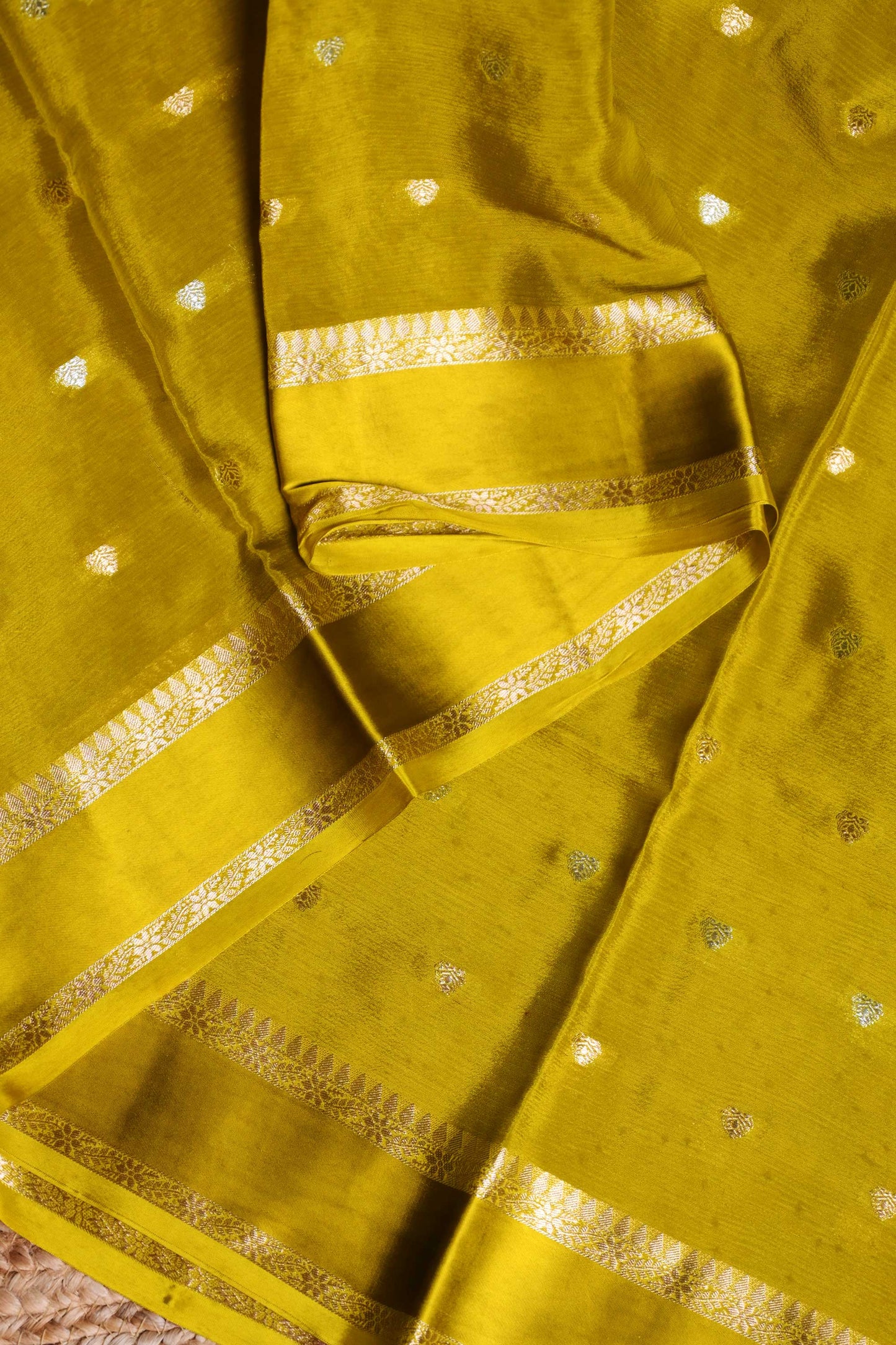Crape silk saree