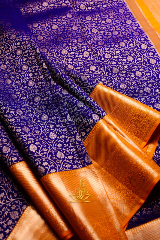 Classic Kanchi Pattu Silk Saree with Rich Zari Border