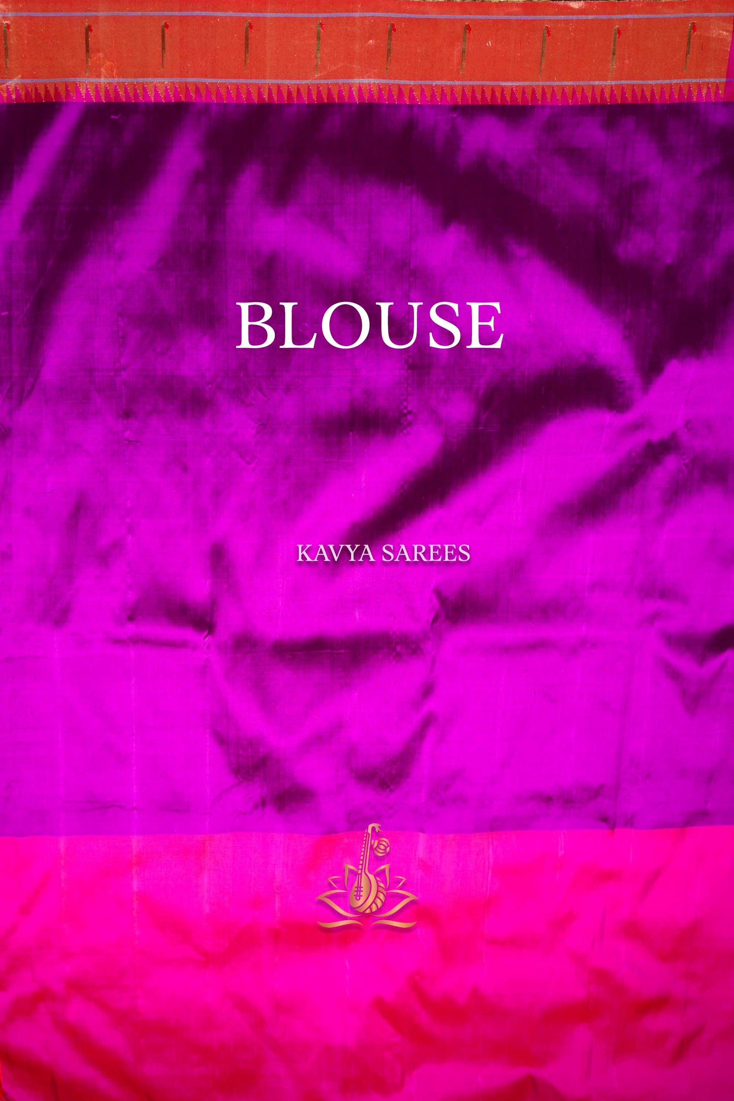 Pure Paithani Silk Saree – Royal Purple with Multicolor Floral Border