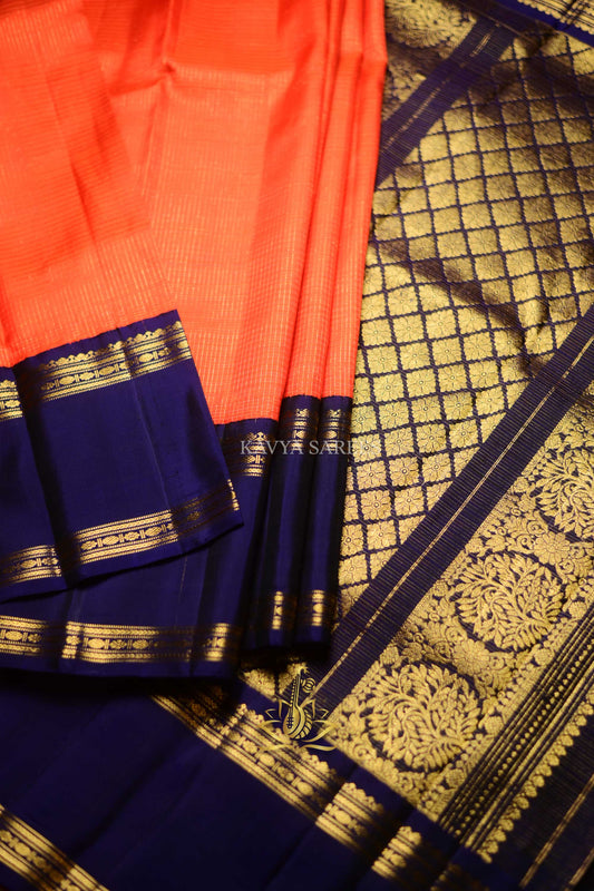 Classic Kanchi Pattu Silk Saree with Rich Zari Border