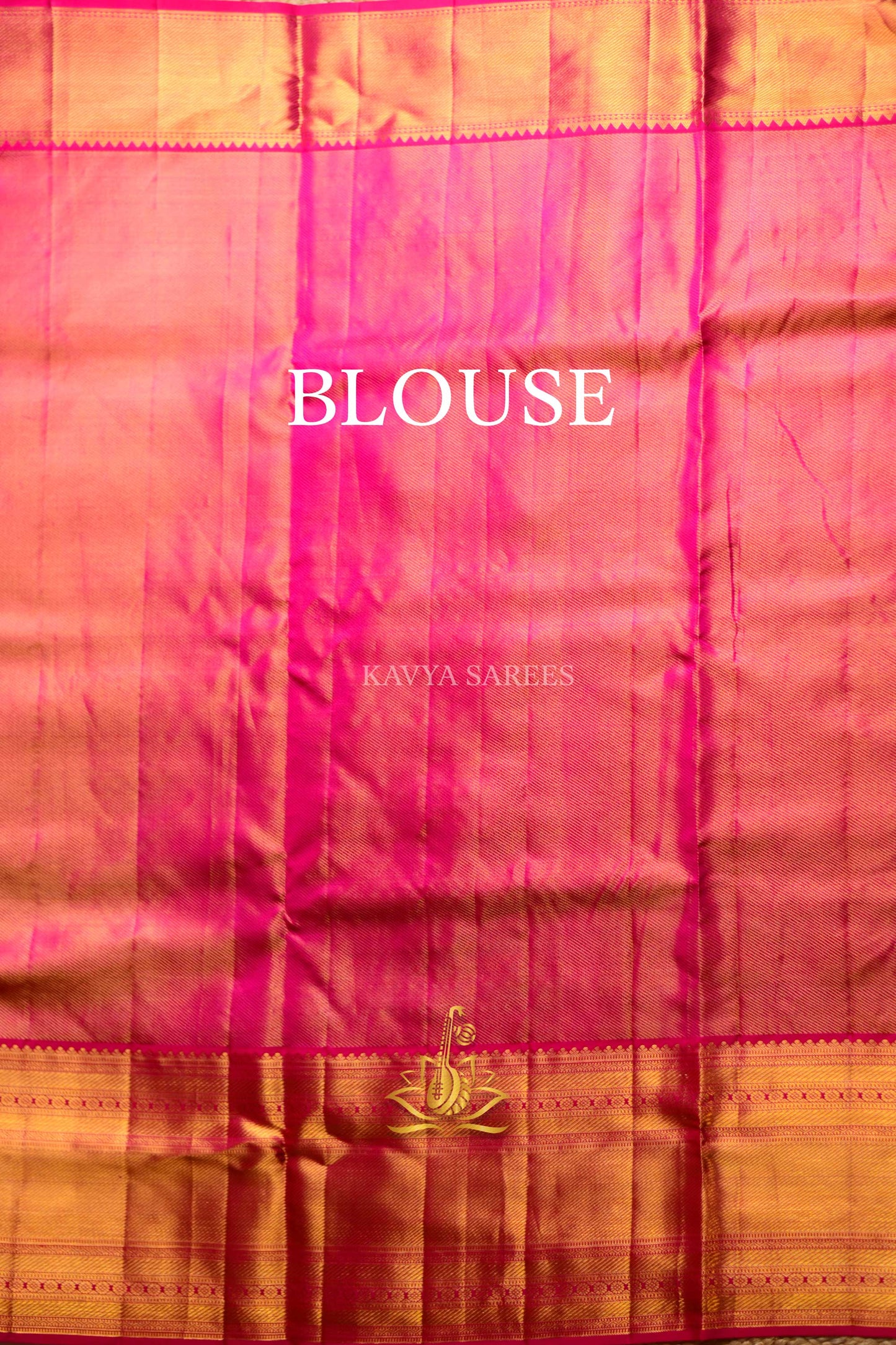 Elegant Kanchi Pattu Silk Saree with Artistic Motifs & Rich Zari Border