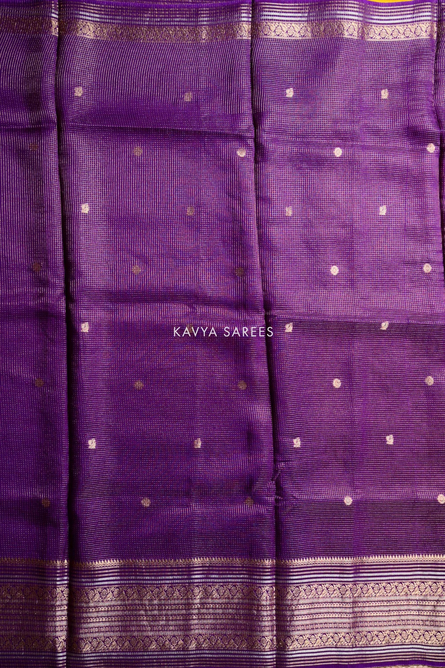 Regal Purple Vintage Weave Saree